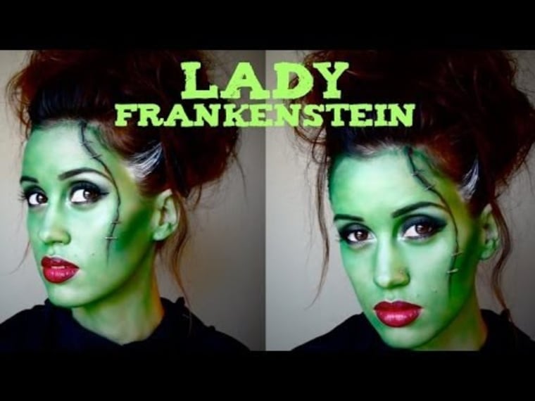 lady frankenstein makeup