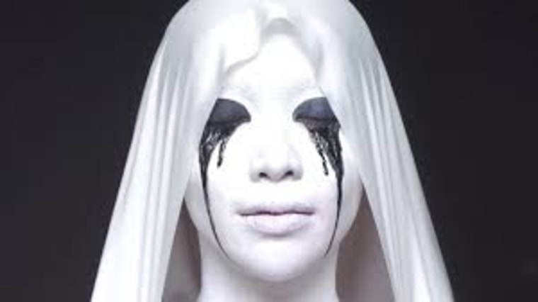 american horror story white nun makeup