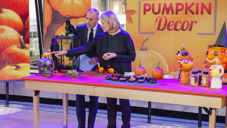 Martha Stewart transforming gourds into creatures on TODAY.