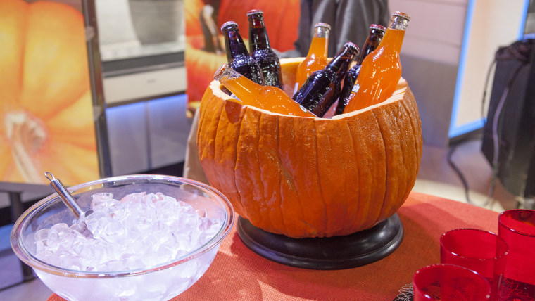 Martha Stewart transforming gourds into creatures on TODAY.