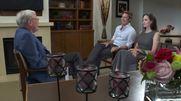 Pitt and Jolie Sit Down with Tom Brokaw in a Rare Joint Interview