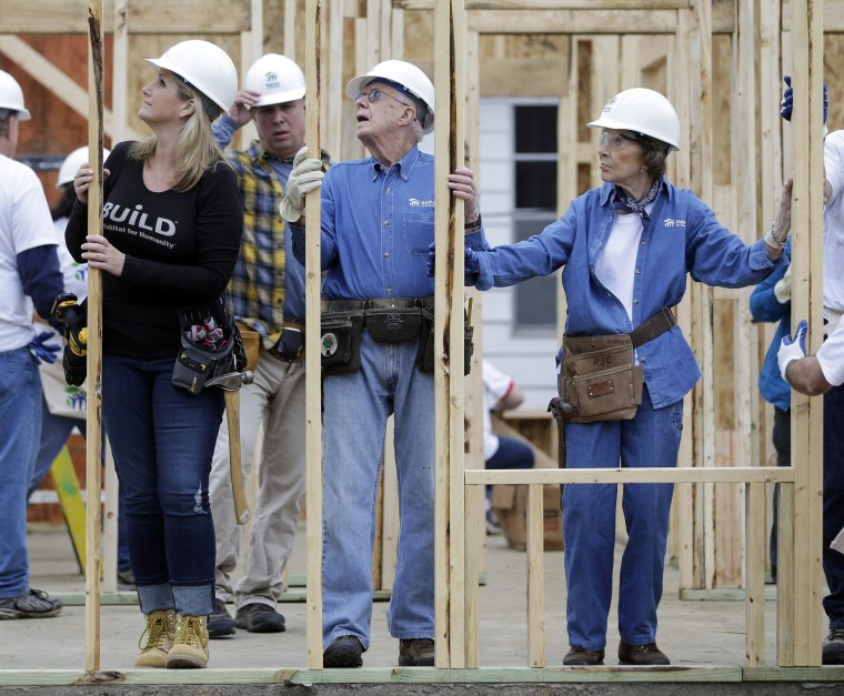 Image: Jimmy Carter, Rosalynn Carter, Garth Brooks, Trisha Yearwood