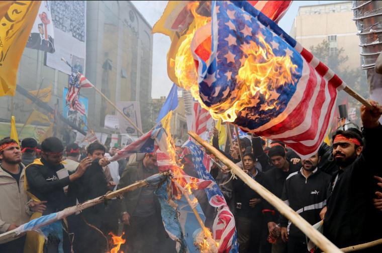 Image: Anti-American protesters in Iran mark takeover of US embassy