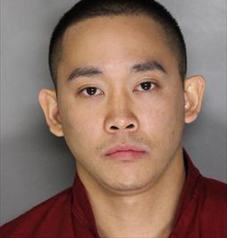 James Tran, seen in this booking photo provided by Sacramento police, has been arrested for allegedly stabbing Spencer Stone Oct. 8.