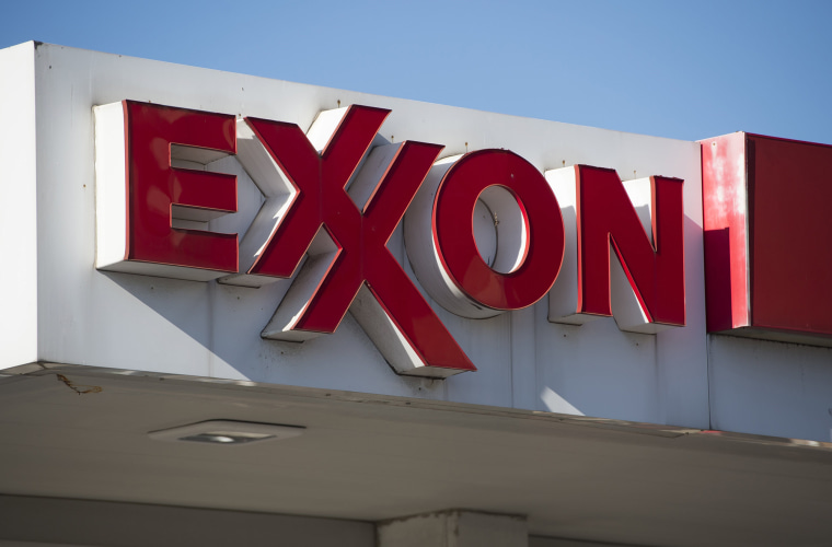 Image:  An Exxon gas station in Falls Church, Virginia.