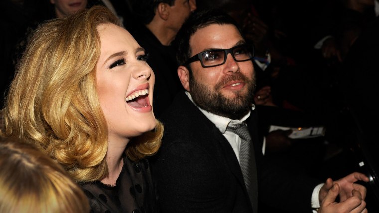 Adele and her boyfriend Simon Konecki