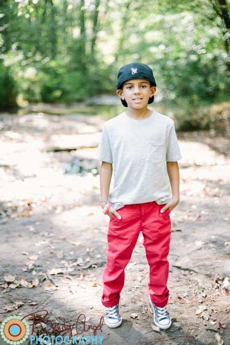 A family honored their late son, Lake Bozman, in a wedding photo