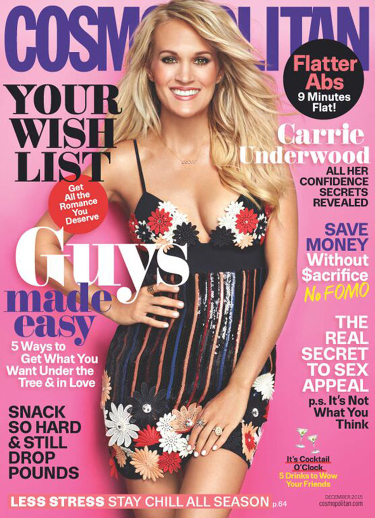 Carrie Underwood in Cosmopolitan