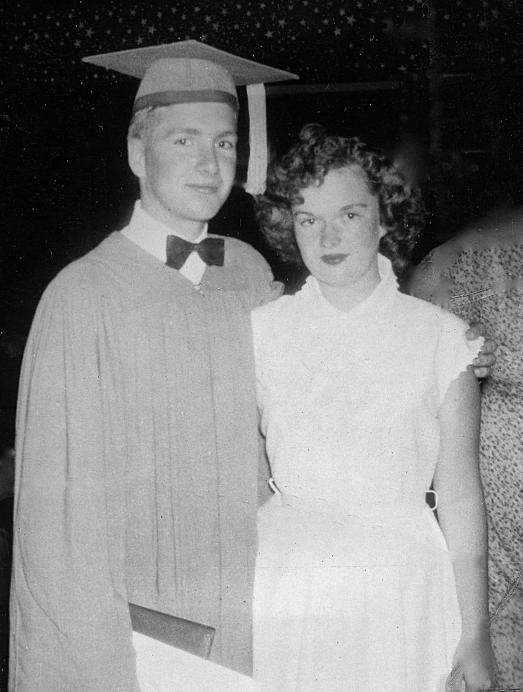 Jeff Greenwell and Lois Vitt in high school.