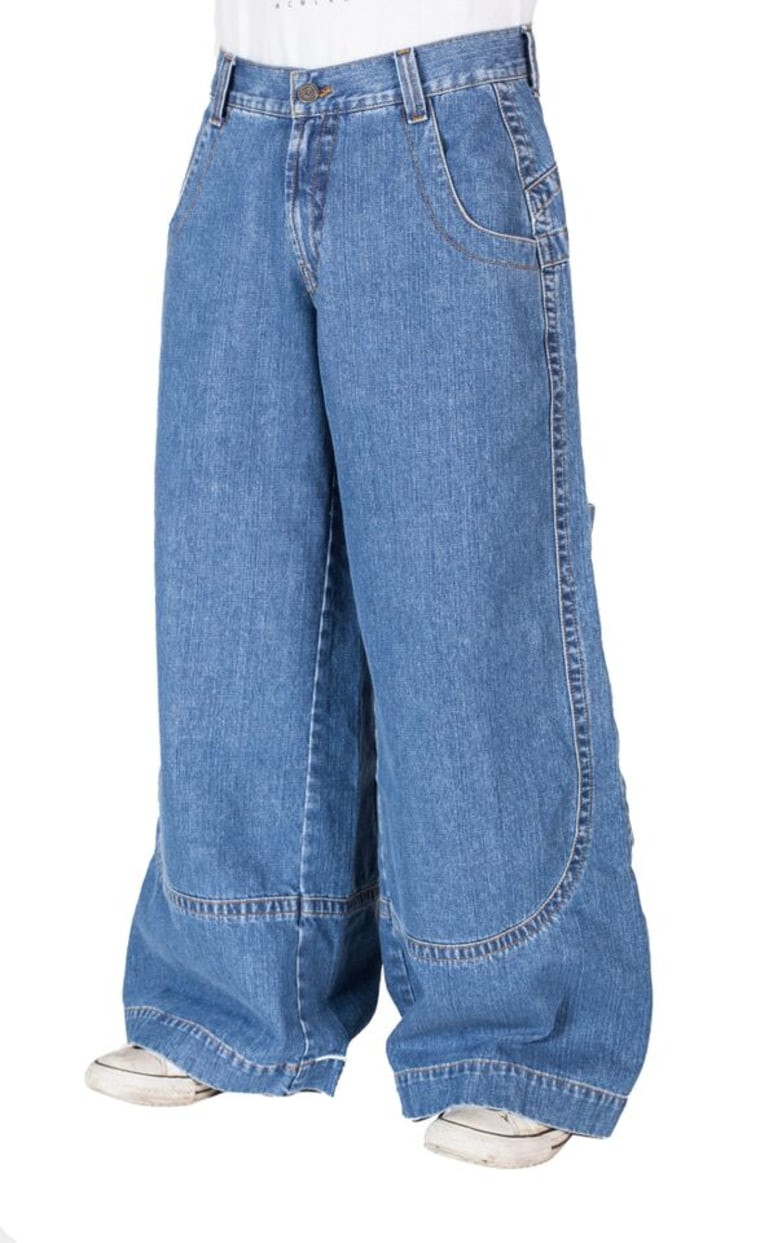 baggy blue jeans 90s