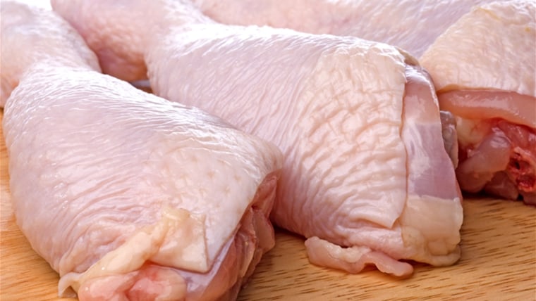 Raw chicken, be careful!