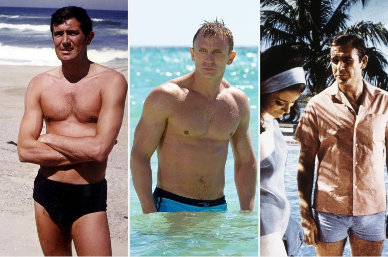 James bond style swim hot sale trunks