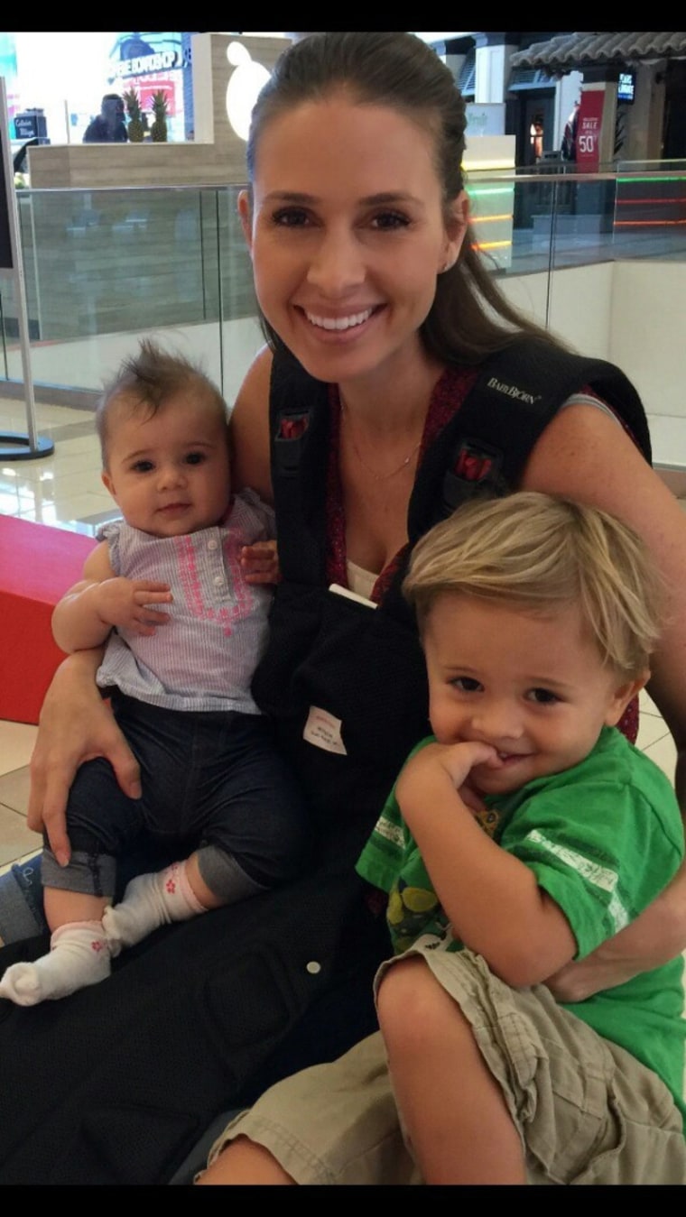 Saarah Samadani with two young cute kids