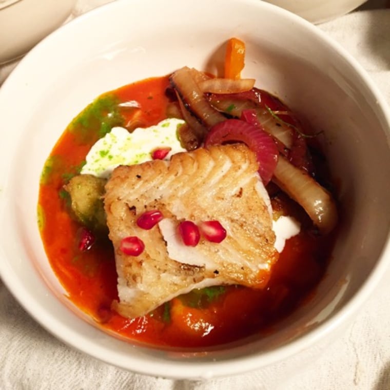 Halibut Escabeche, by chef Diego Felix of Colectivo Felix and Casa Felix.