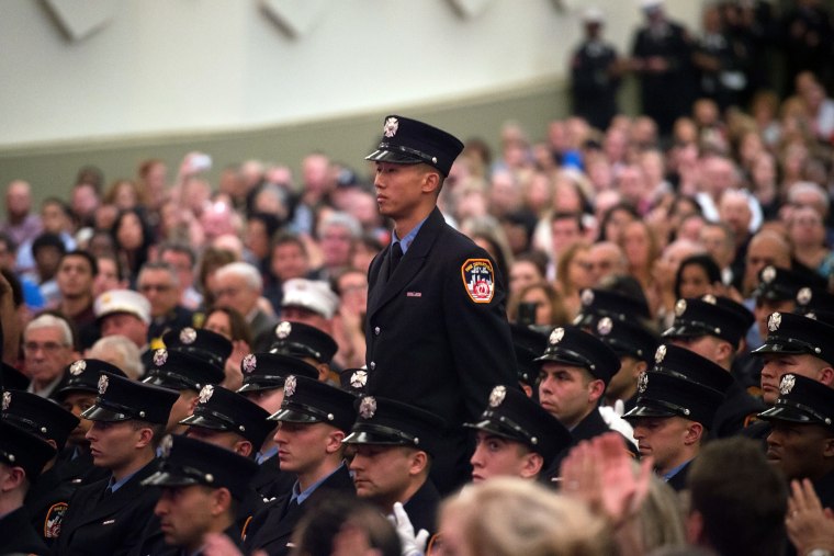 Danny Chan, 31, graduates from FDNY Fire Academy on Nov. 6 as one of seven Asian-American probationary firefighters.