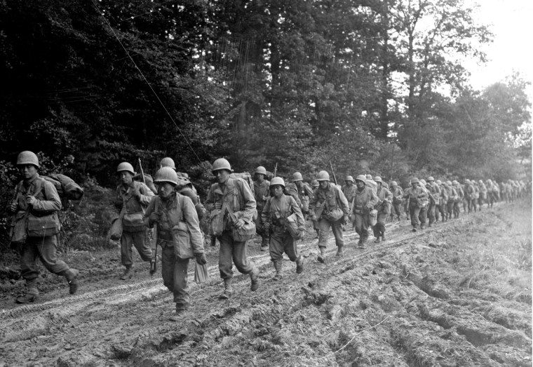 Nisei Japanese-American soldiers who fought in the U.S. military during World War II while their families were relocated to internment camps.