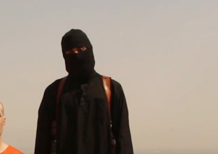 Image: Image: A graphic video obtained by NBC News purportedly shows James Wright Foley reciting threats against America before he is executed by an ISIS militant.