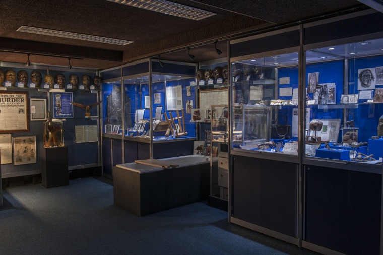 Image: The Metropolitan Police's Crime Museum at New Scotland Yard