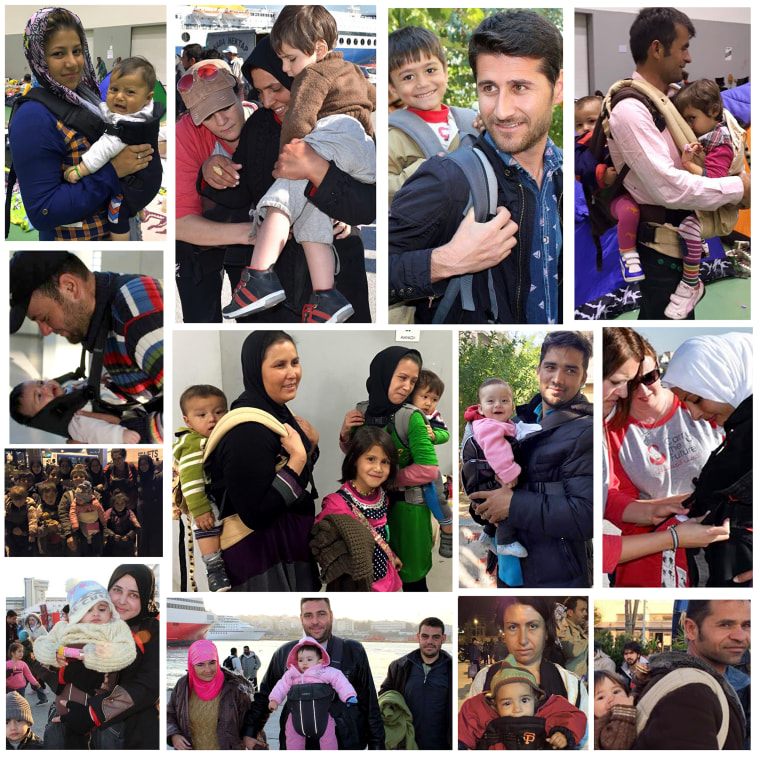 Baby Carriers for Syrian Refugees