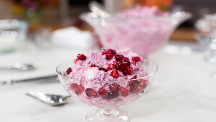 Kelsey Nixon's recipe for cranberry sauce and tangy cranberry salad