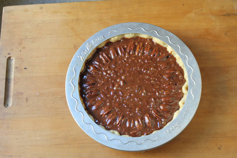 Chocolate Pecan Pie: Step 7