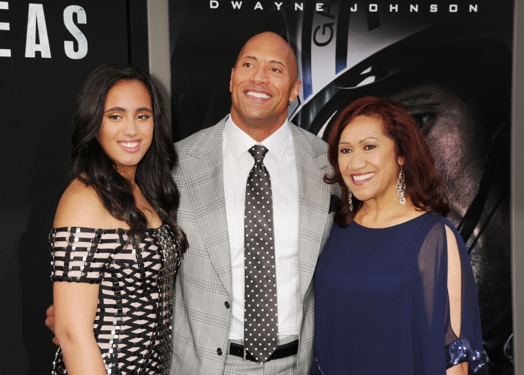 Dwayne The Rock Johnson with his daughter Simone