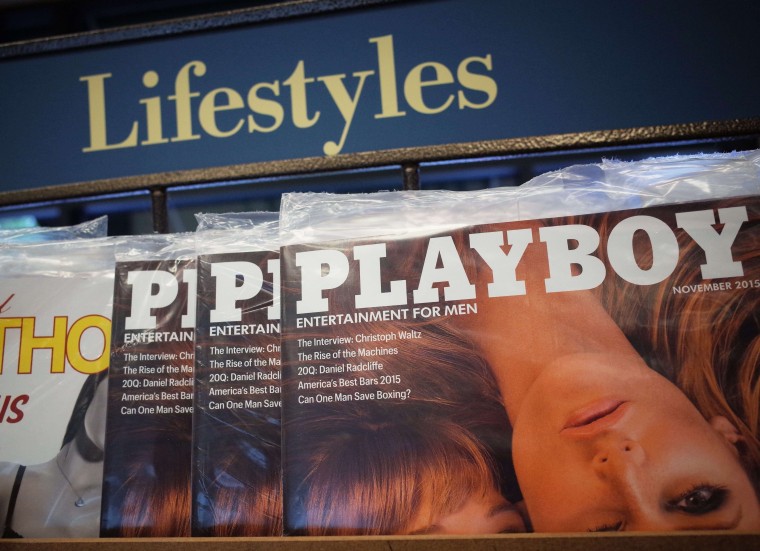 Image: Playboy recently said it would stop publishing nude photos amid the growth in online pornography.