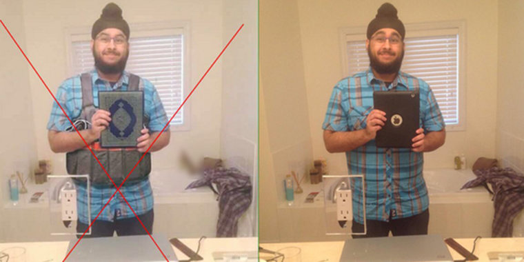A photo of Veerender Jubal, a Sikh Canadian, was doctored to falsely identify him as one of the terrorists involved in the November Paris attacks.