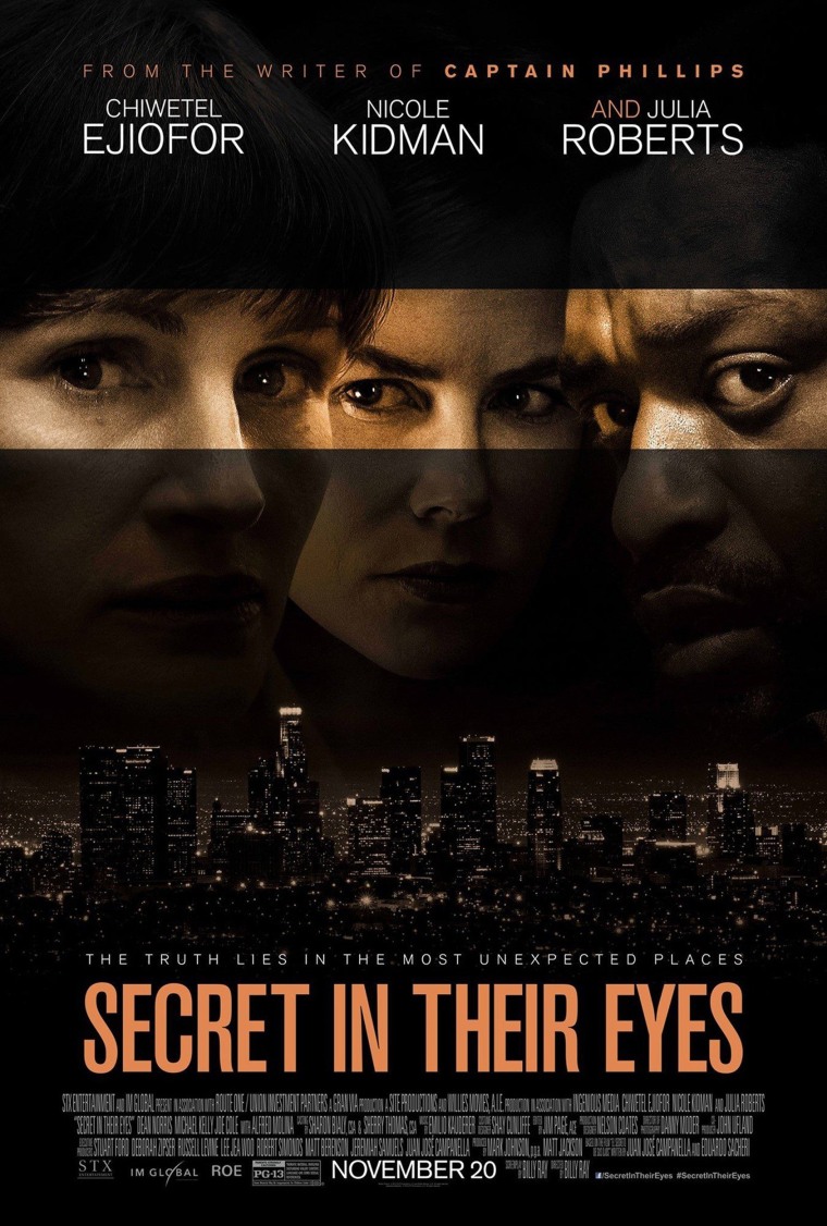 Image: The movie poster for the movie 'Secret In Their Eyes'