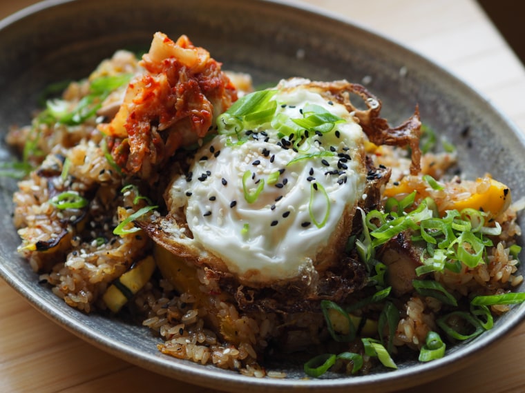 Chef Tony Miller wanted to combine foie gras and kimchi.