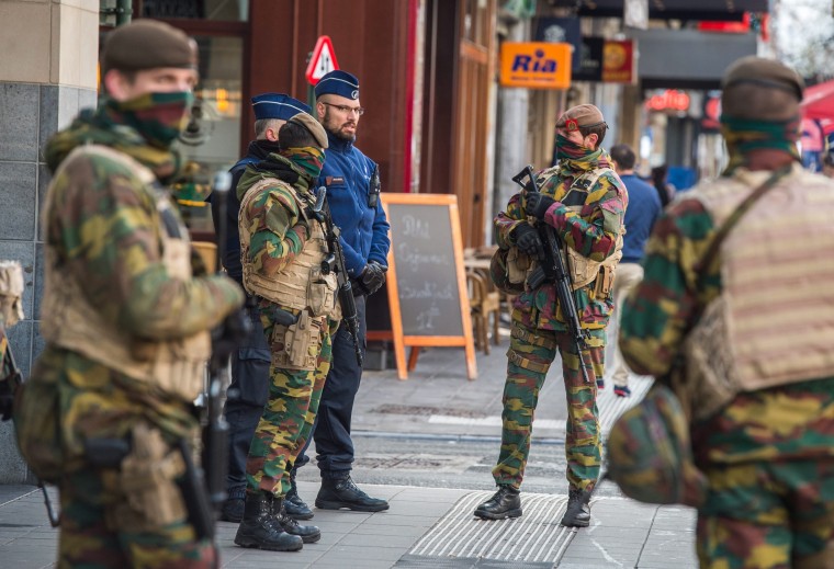 Image: Belgium security alert level raised to maximum