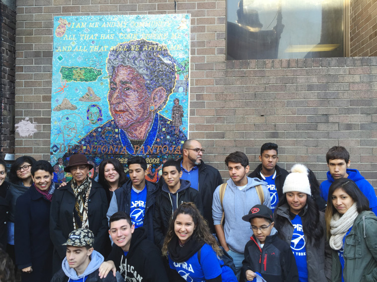 Image: A mural for the late Antonia Pantoja