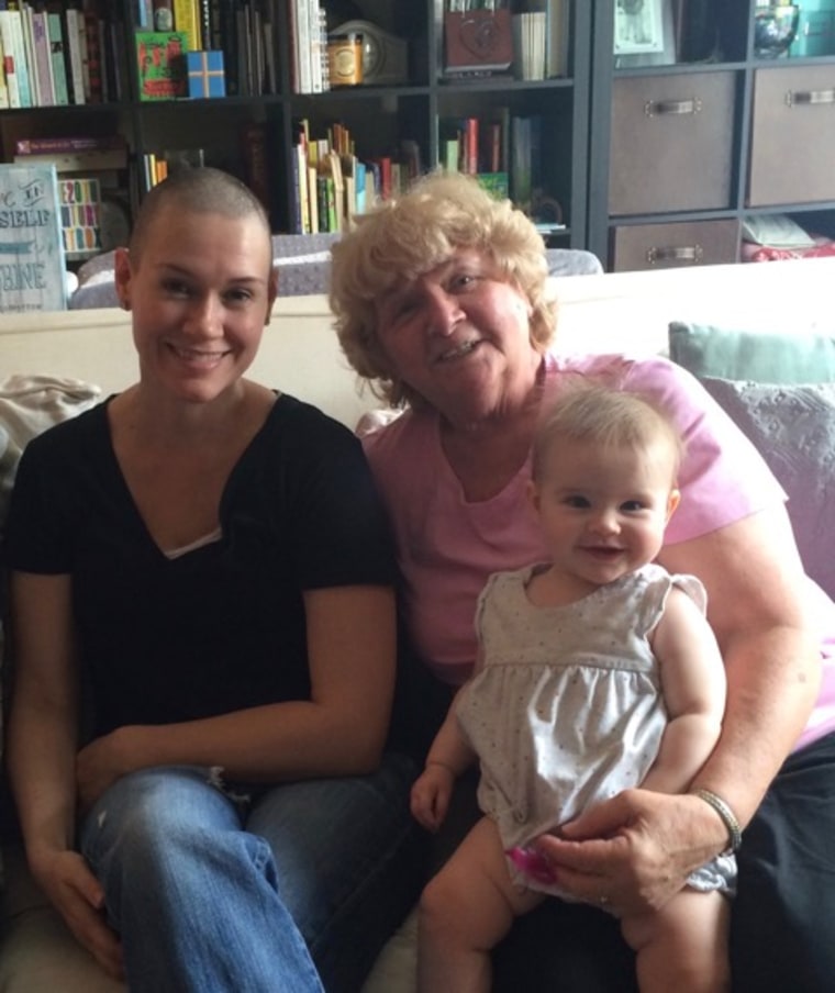 Tonya with mom Carol and daughter Annabelle.