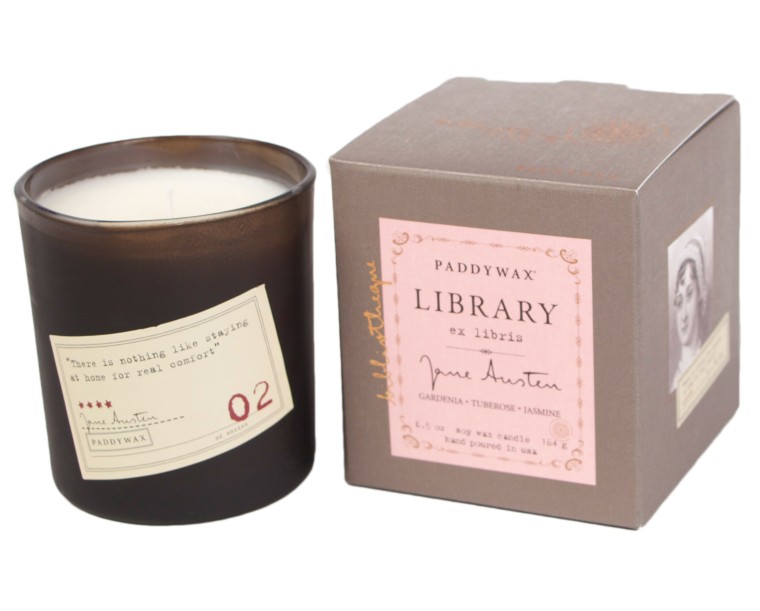 Jane Austen Candle, Book Lover Gift, Bookish Candle