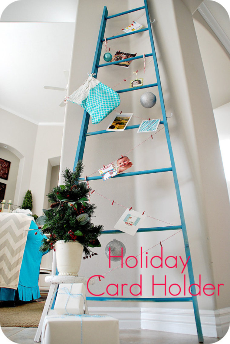 DIY.. Make A Mini Holiday Card Organizer