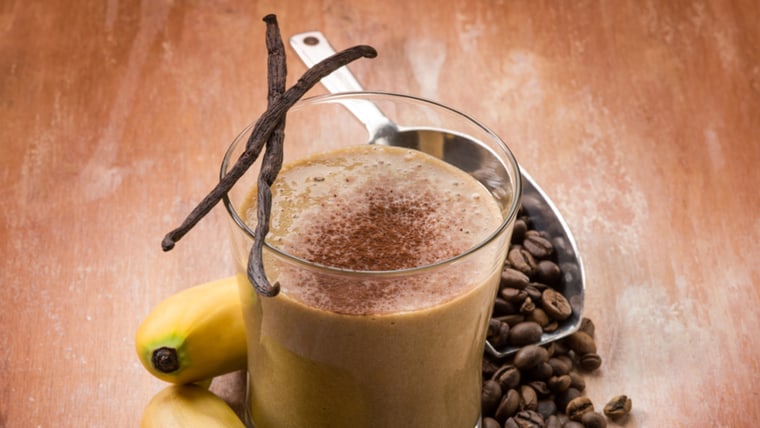 drink smoothie with coffee banana and vanilla; Shutterstock ID 137915840; PO: today.com