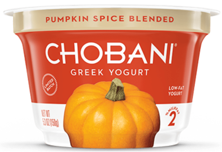 Chobani Pumpkin Spice Blended Greek Yogurt