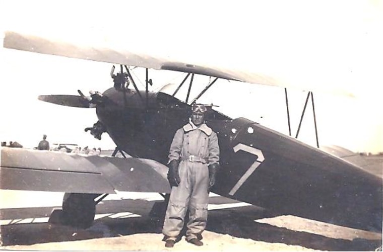 Frances Kai-Hwa Wang’s maternal grandfather as a young pilot about to take his first solo flight in China, 1934. He left home at 19 to join the military because his parents could not afford his higher education, and he later became a Flying Tiger, a four star general, and second in command of the ROC Air Force.