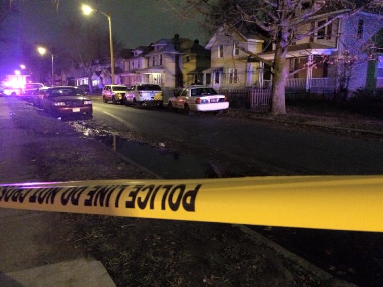 IMAGE: Fatal shooting scene in Columbus, Ohio