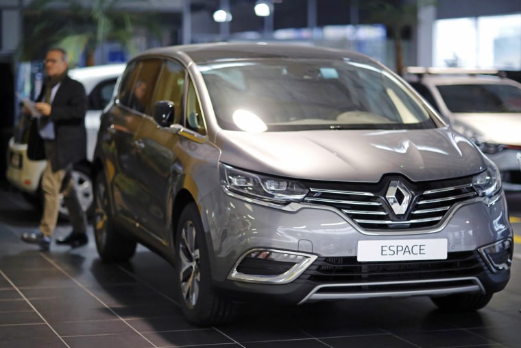 Image: A Renault Espace car is pictured at a dealership in Les Sorinieres near Nantes