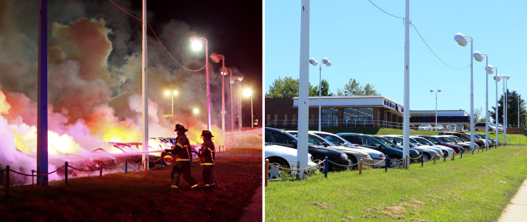 At least one dozen vehicles at AutoBuyCredit used car lot on West Florissant burned that Monday night in 2014. By July of 2015, the dealer is back in business with another set of vehicles in the same spaces.