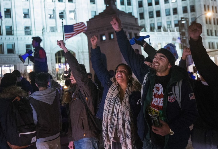 Image: Protests Erupt In Chicago After Video Of Police Shooting Of Teen Is Released