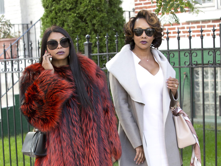 Taraji P. Henson and guest star Vivica A. Fox in the "Sinned Against" episode of "Empire."