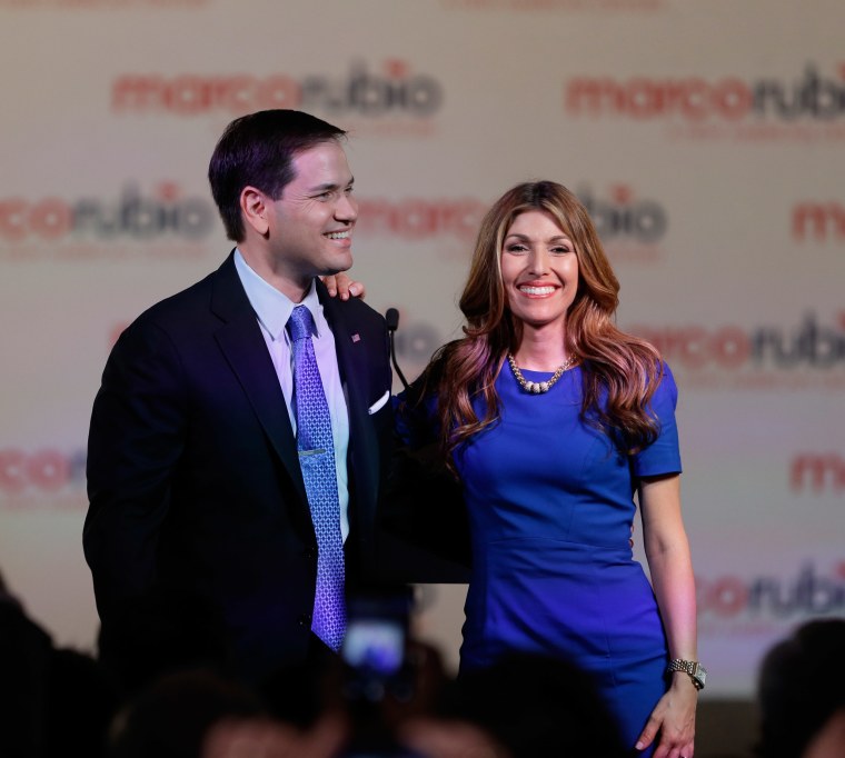 Image: Marco Rubio and Jeanette Rubio