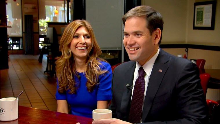 Marco Rubio and his wife speak with Natalie Morales on TODAY