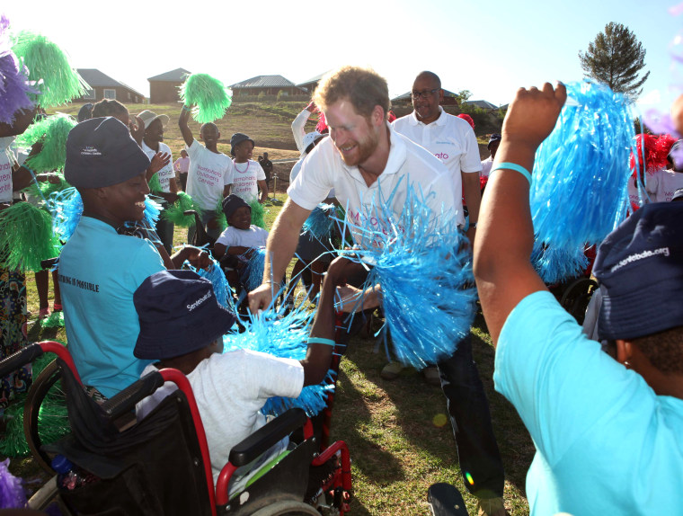 Image: Prince Harry visit to Lesotho