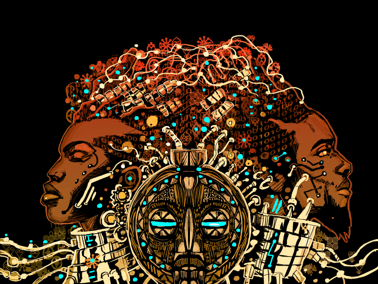 100+] Afrofuturism Wallpapers | Wallpapers.com