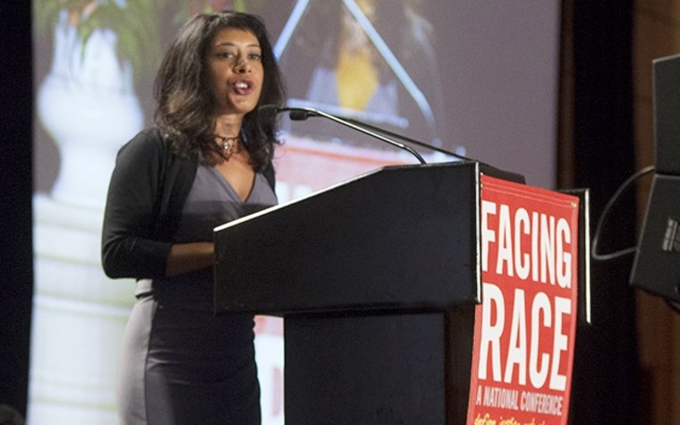 Rinku Sen speaking at Facing Race 2012, Baltimore