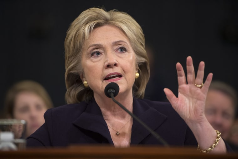 Image: Hillary Clinton appears before the House Select Committee on Benghazi