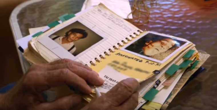 This screenshot from "Terror in Little Saigon," a new documentary by PBS "Frontline" and ProPublica that examines the unsolved murders of five Vietnamese-American journalists during the 1980s.